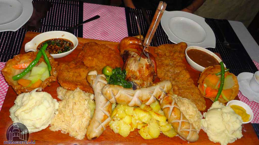 Bavarian Family Platter at Casablanca Restaurant
