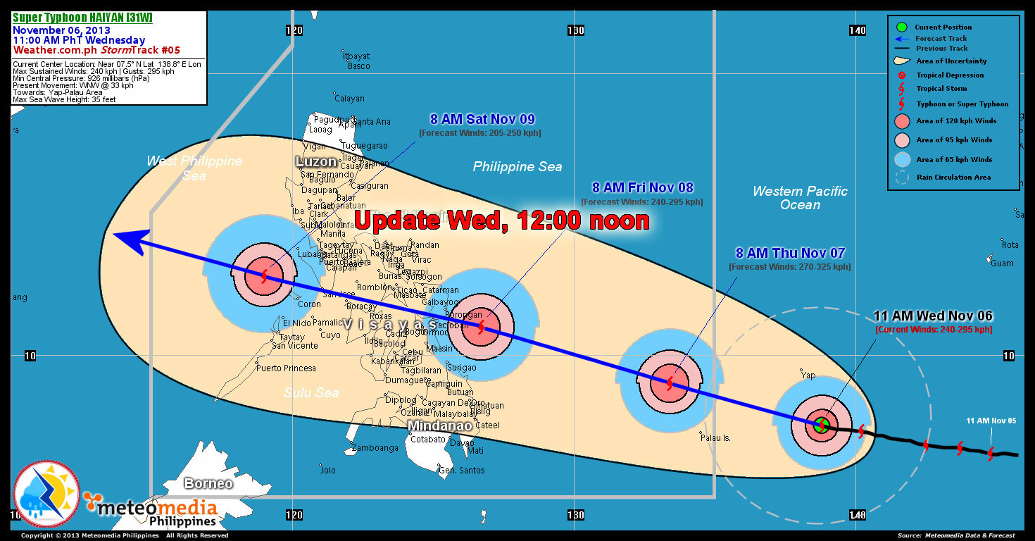 Haiyan yolanda update wednesday -15am