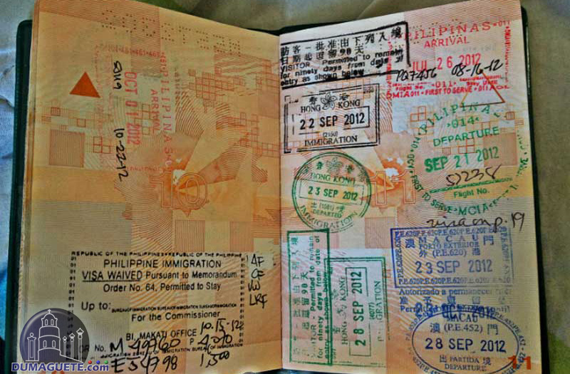 Tourist Visa Extension Dumaguete