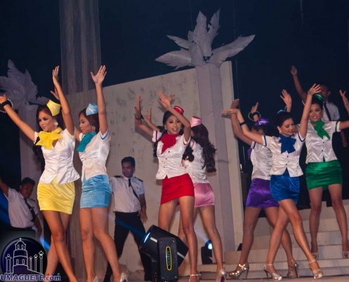 Miss Dumaguete contestant on their Production Number