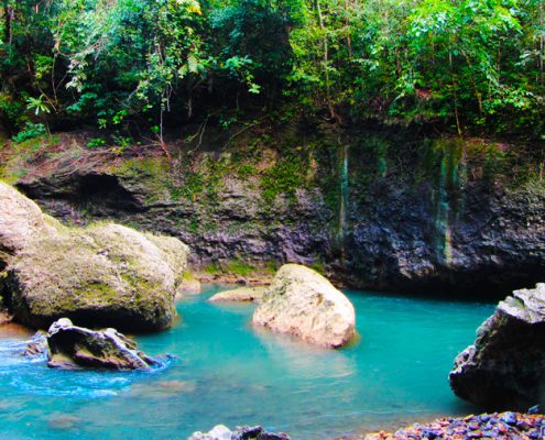 Lamangyan River flow Mabinay Negros Oriental