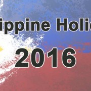 Philippine Holidays 2016