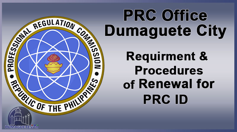 Professional Regulation Commission -PRC ID Renewal