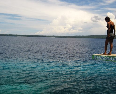 Cliff Diving in Salagdoong Beach Siquijor