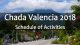 Chada Valencia 2018 - Valencia - Negros Oriental - Schedule of Activities