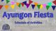 94th Ayungon Fiesta 2018 Schedule of Activities