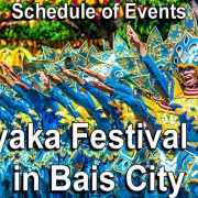 Hudyaka Festival 2018 in Bais City - Schedule of Events