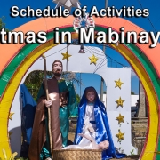 Christmas in Mabinay 2018 - Schedule of Activites