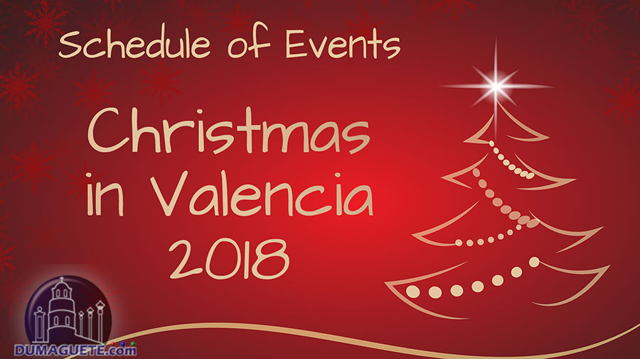 Christmas in Valencia 2018 - Schedule of Events