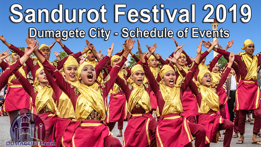Dumaguete City Sandurot Festival 2019 - Schedule of Events