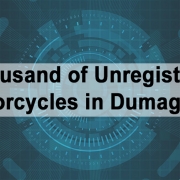 Thousand of Unregistered Motorcycles in Dumaguete