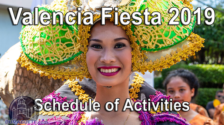 Valencia Fiesta 2019 – Schedule of Activities