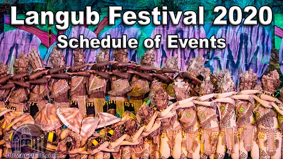 Langub Festival 2020 - Schedule of Events