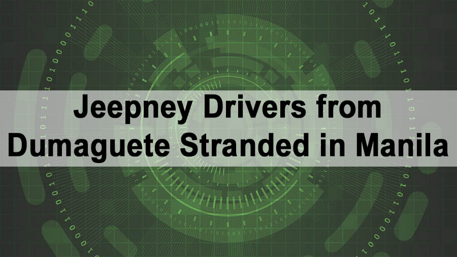 Jeepney Drivers from Dumaguete Stranded in Manila