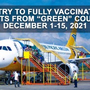Philippines Allow Entry to Fully Vaccinated Tourists from Green Countries Dec 1-15