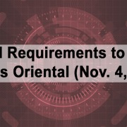 Travel Requirements to Enter Negros Oriental Starting November 4, 2021