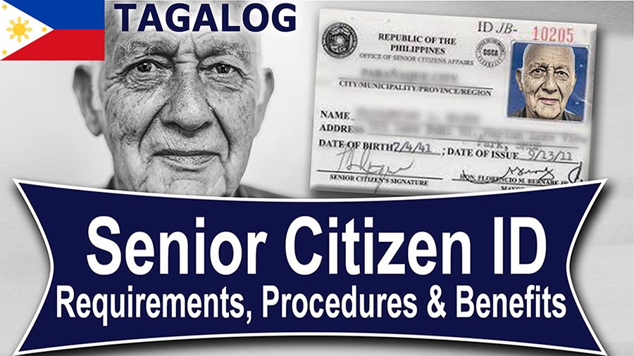 Philippine Senior Citizen ID Requirements Procedures FILIPINO 