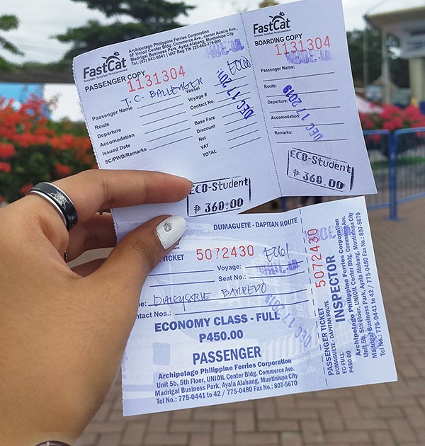 Dumaguete to Dapitan Ferry Tickets