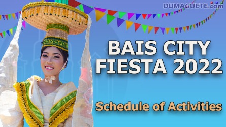 Bais City Fiesta 2022 – Schedule of Activities