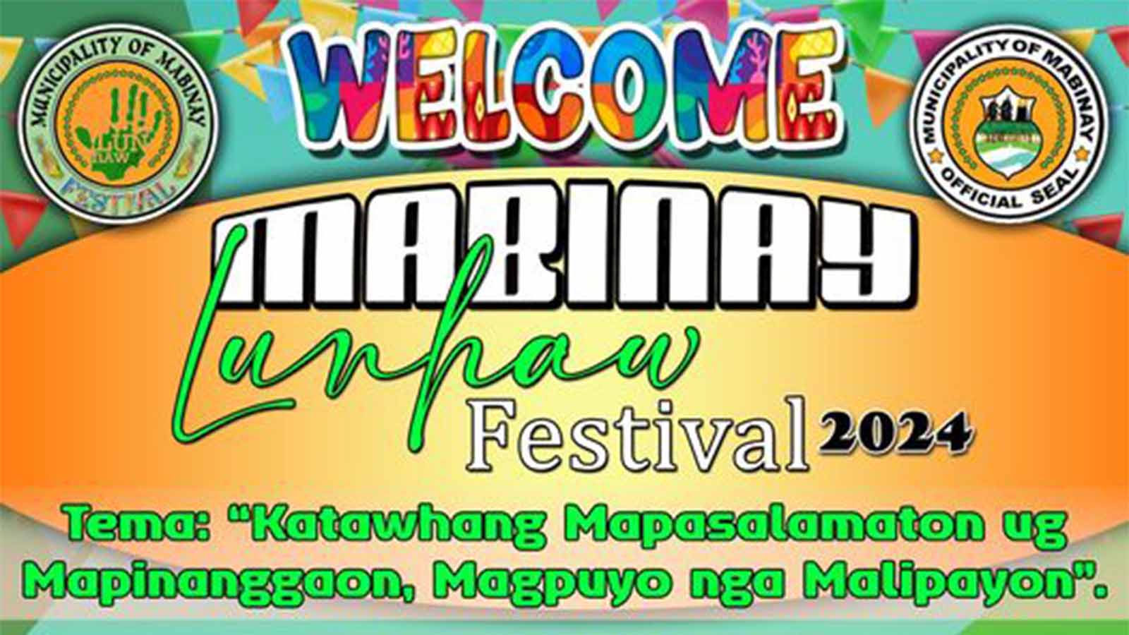 Mabinay Lunhaw Festival 2024 Schedule of Events