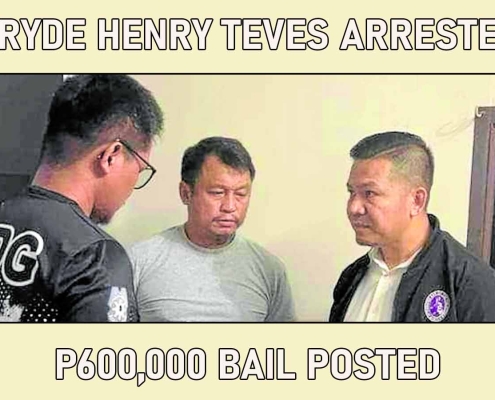 Pride Henry Teves Arrested