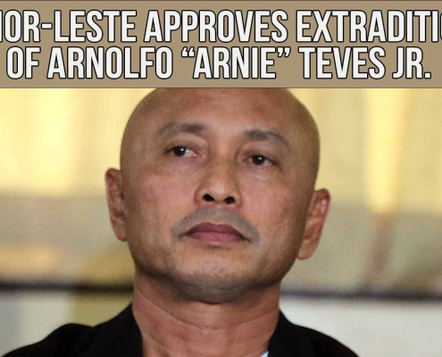 Timor-Lesteh Approves Extradition of Arnolfo “Arnie” Teves