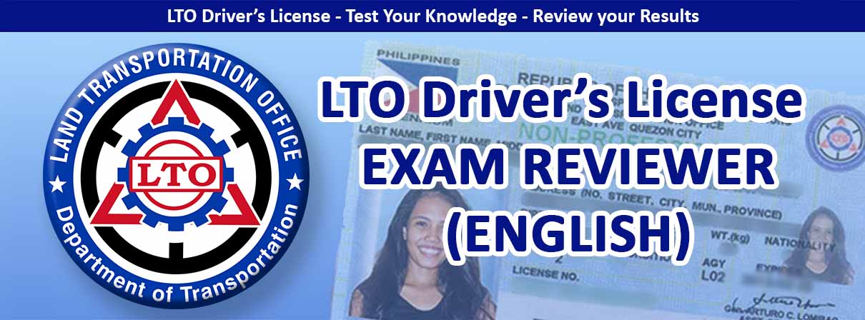 LTO Exam Reviewer 2024 - ENGLISH