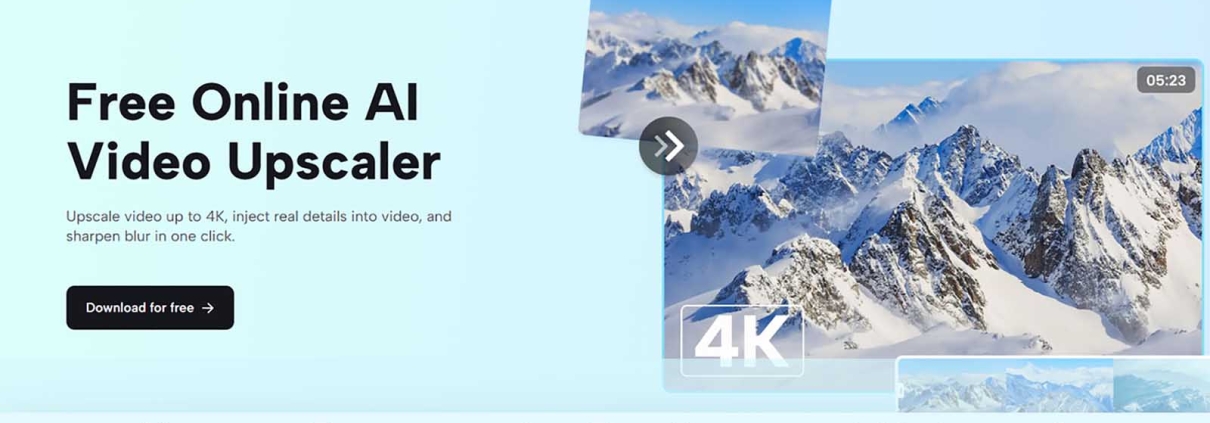 CapCut's AI Video Upscaler