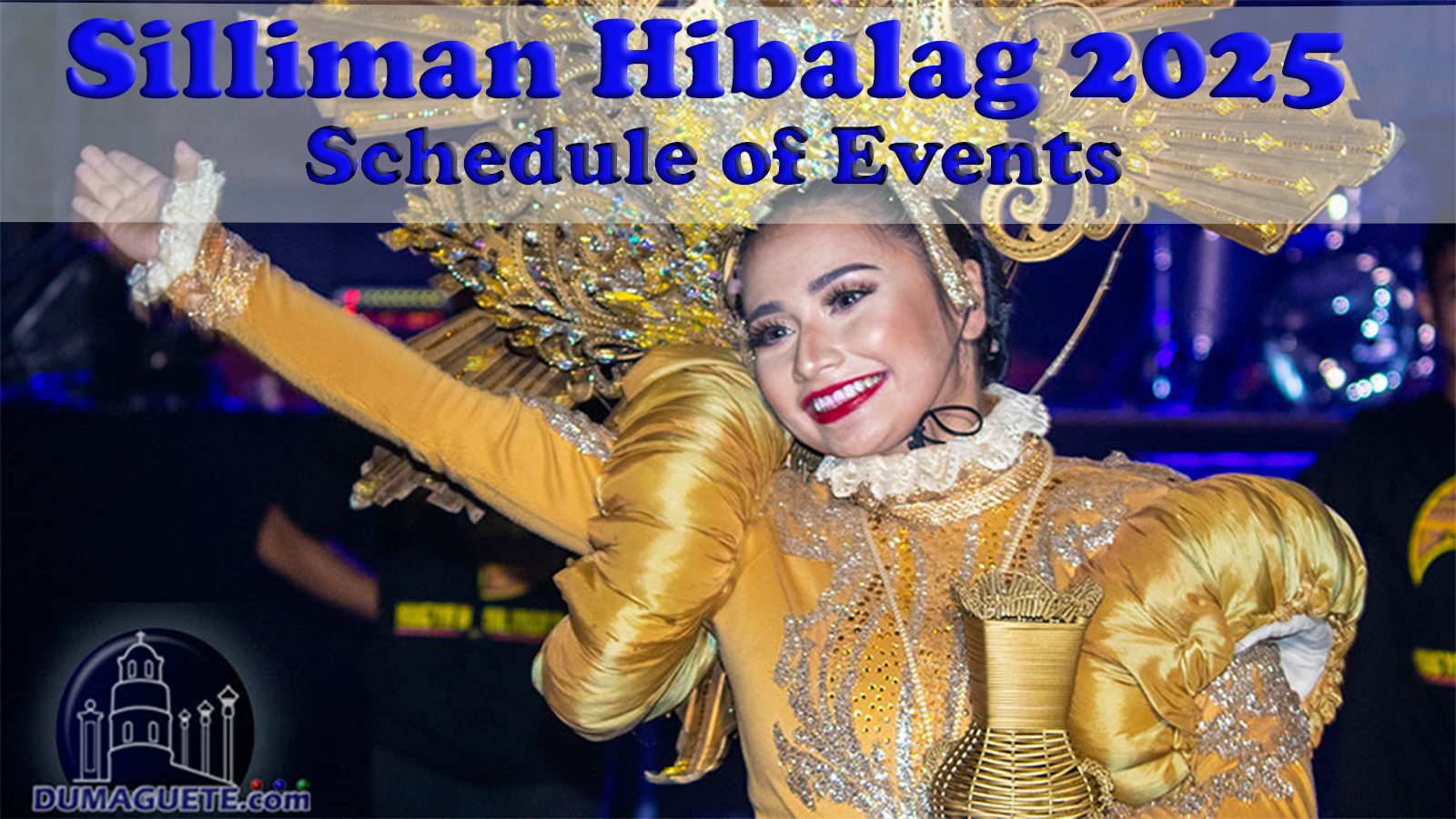 Silliman 2025 Hibalag Schedule of Events banner