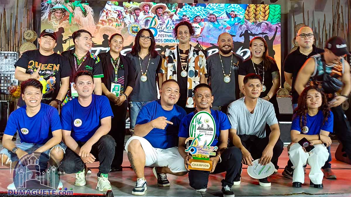 Buglasan 2025 Battle of the Band Judges Bais City Champion winners