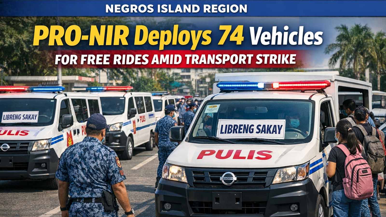 PRO-NIR Deploys 74 Vehicles for Free Rides