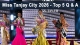 Miss Tanjay City 2026 Top 5 finalists during the Question and Answer competition