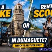 Tricycle and scooter transportation in Dumaguete, Negros Oriental