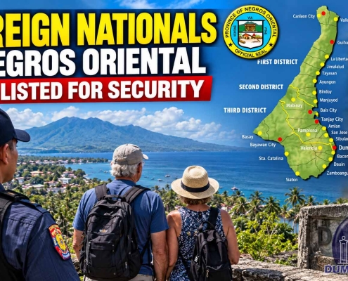 Police strengthen security measures for foreign nationals in Negros Oriental