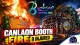 Fire incident at the Canlaon Booth during Buglasan Festival 2026 in Negros Oriental.